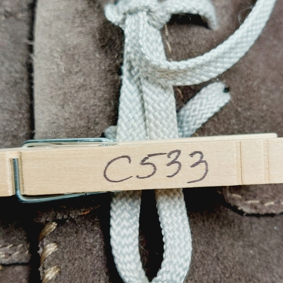 Clarks EDGEWOOD Lace Up Brown Suede Moc Toe Casual shoe - Picture 13 of 13